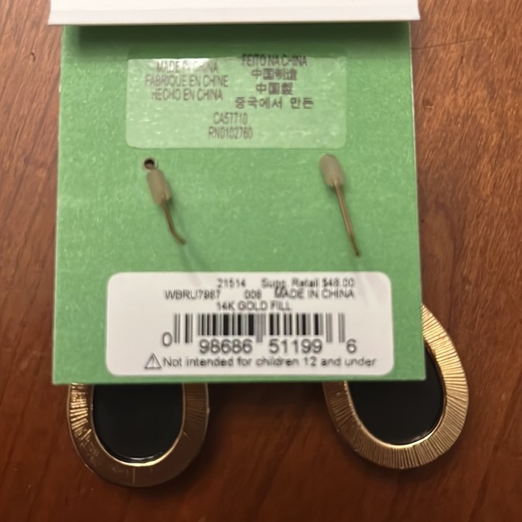 Kate Spade teardrop earrings - Picture 2 of 2